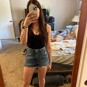 Abercrombie Curve Love High Rise Mom Shorts - Size 24